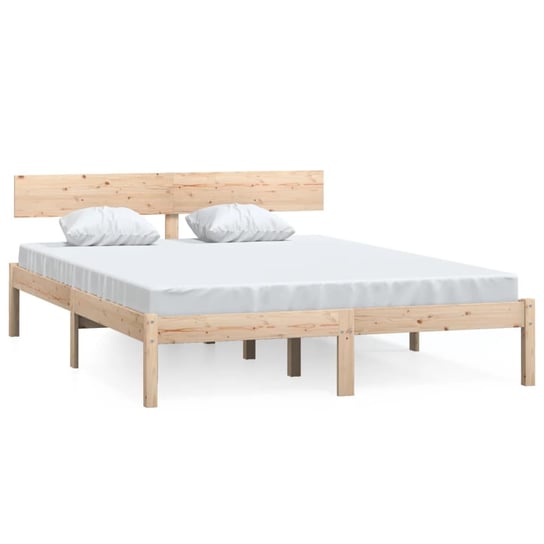 Rama łóżka drewniana 160x200 cm Inna marka