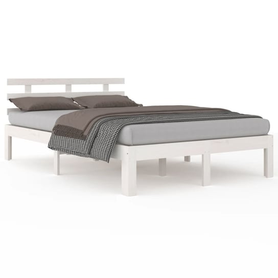 Rama łóżka drewniana, 180x200 cm, biała Inna marka