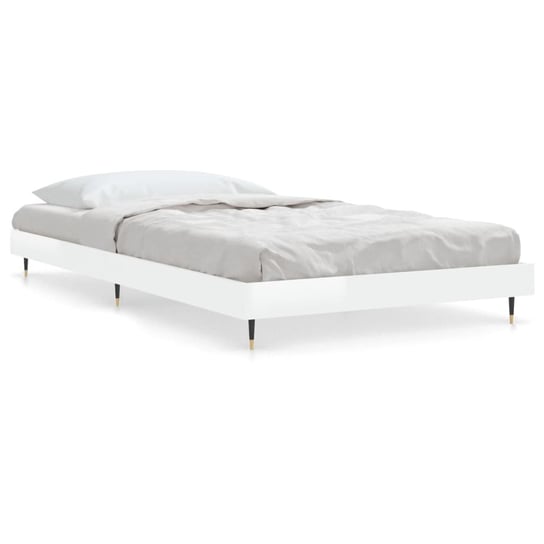 Rama łóżka drewnopochodna, 193x93x20 cm, biały Inna marka