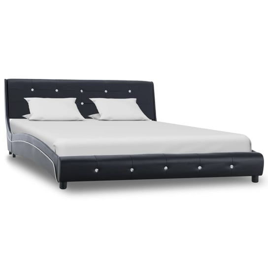 Rama łóżka Klasyczna 223x145x69,5 cm, czarna / AAALOE Inna marka
