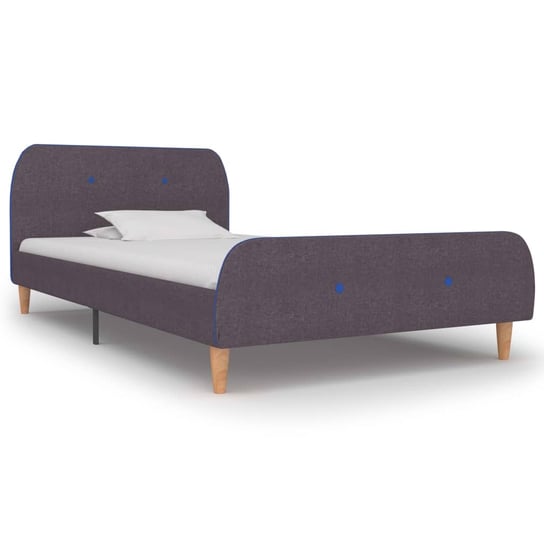Rama łóżka klasyczna taupe 90x200 cm, drewno/żelaz Zakito Europe