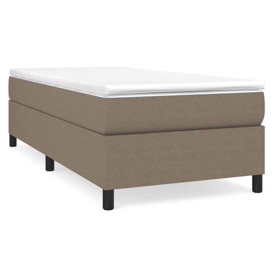 Rama łóżka kontynentalnego, 193x90x35 cm, szarobrą Inna marka