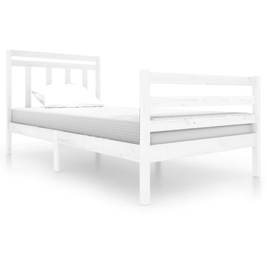 Rama łóżka Lite Drewno Sosnowe 205,5x106x100cm Bia / AAALOE Inna marka