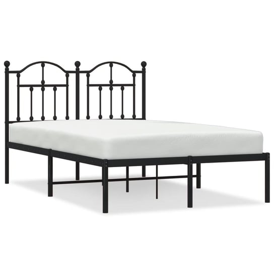 Rama łóżka metalowa czarna 207x125x97 cm Inna marka
