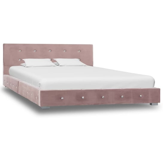 Rama łóżka różowa, 120x200 vidaXL