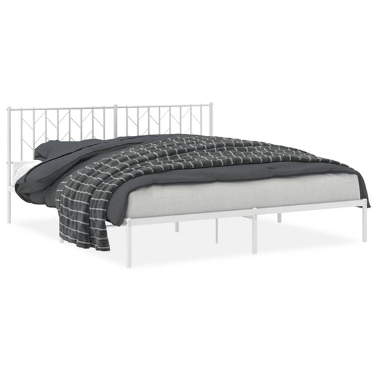 Rama łóżka stalowa biała 207x187x90cm (26cm wolna Inna marka