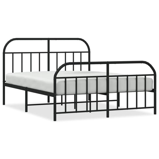 Rama łóżka stalowa czarna 140x200 cm - solidna i e Zakito Europe