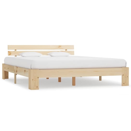 Rama łóżka z drewna sosnowego 180x200 cm, kolor na / AAALOE Inna marka