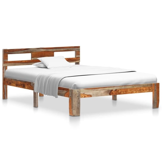 Rama łóżka z litego drewna sheesham, 120x200 vidaXL