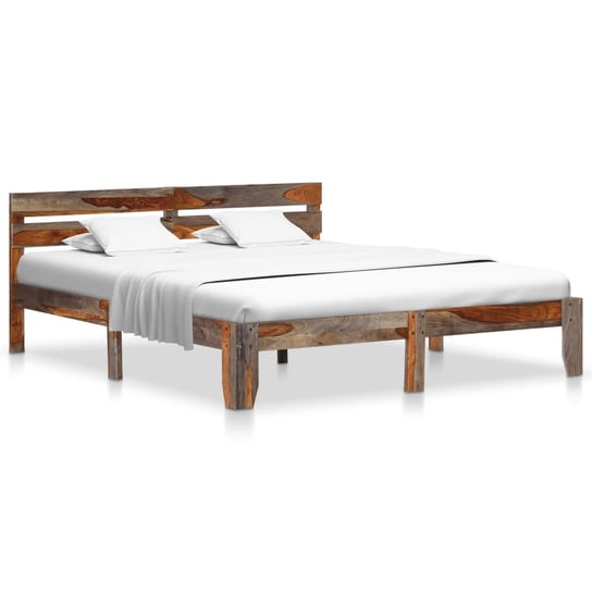 Rama łóżka z litego drewna sheesham, 140x200 vidaXL