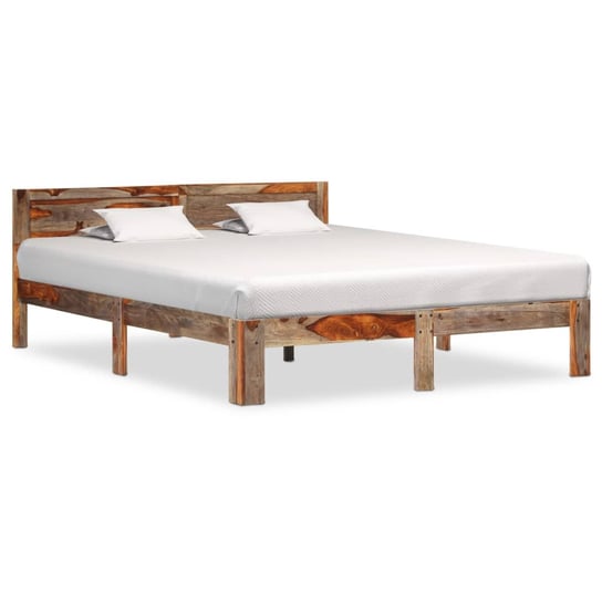 Rama łóżka z litego drewna sheesham, 180x200 vidaXL