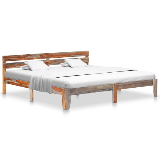 Rama łóżka z litego drewna sheesham, 200x200 vidaXL