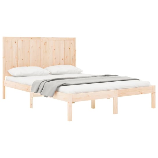 Rama łóżka z litego drewna sosnowego, 120x200 cm Shumee