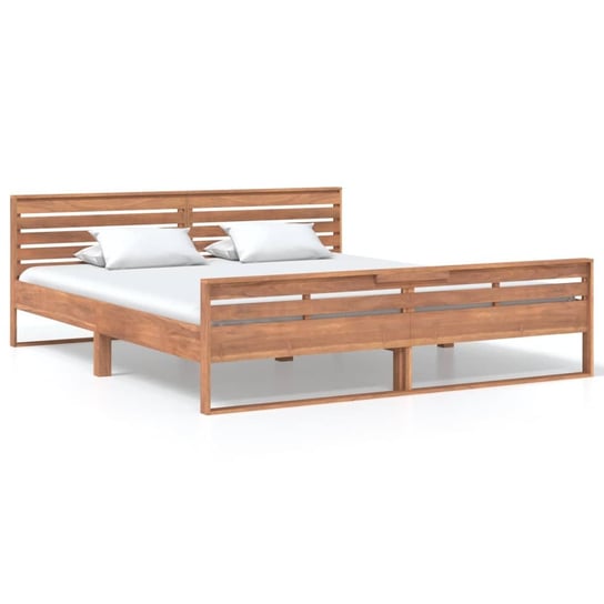 Rama łóżka, z litego drewna tekowego, VidaXL, 180x200 cm vidaXL