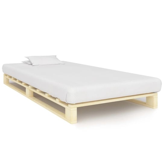 Rama łóżka z palet brązowa, 100x200 vidaXL