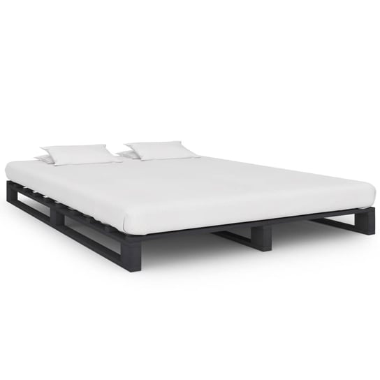 Rama łóżka z palet szara, 120x200 vidaXL