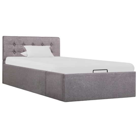 Rama łóżka z podnośnikiem taupe, VidaXL, 100x200 cm vidaXL