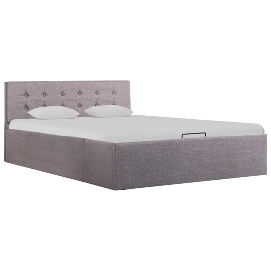 Rama łóżka z podnośnikiem taupe, VidaXL, 120x200 cm vidaXL