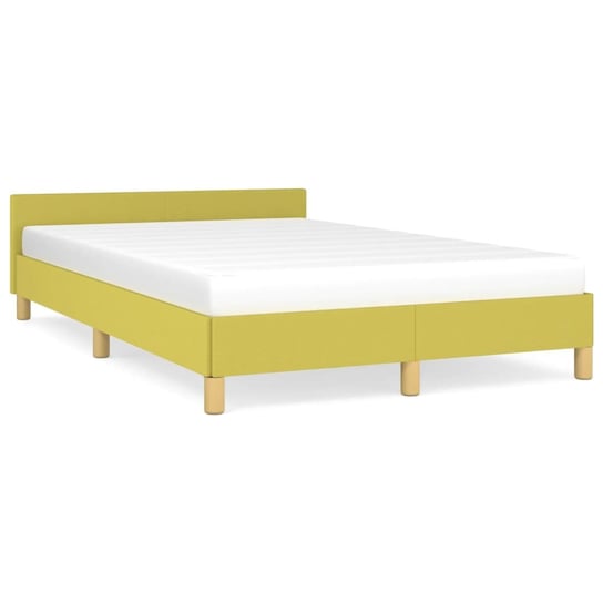 Rama łóżka z zagłówkiem - Zielona, 203x126x50 cm / AAALOE Inna marka