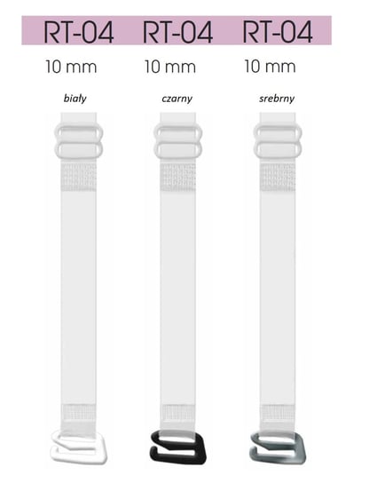 RAMIĄCZKA JULIMEX RT-04 METAL SILIKON SRE (kolor srebrny, rozmiar uniwersalny) JULIMEX