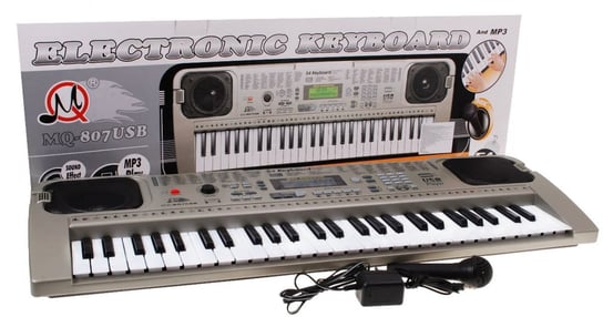 Ramiz, instrument muzyczny Keyboard, srebrny RAMIZ