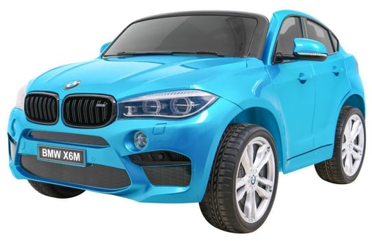 Ramiz, pojazd na akumulator BMW X6M 2 os. XXL Lakierowany Niebieski RAMIZ