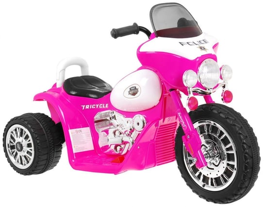 Ramiz, pojazd na akumulator Motor Chopper, różowy RAMIZ