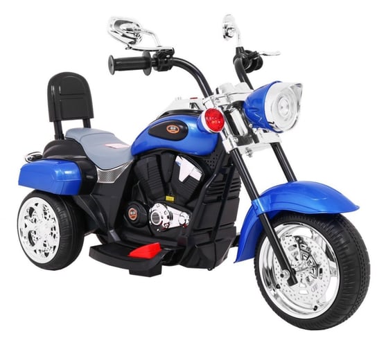 Ramiz, pojazd na akumulator Motorek Chopper Nightbike, niebieski RAMIZ