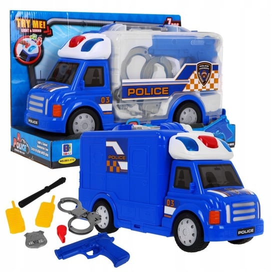 RAMIZ, radiowóz policja z akcesoriami w walizce RAMIZ