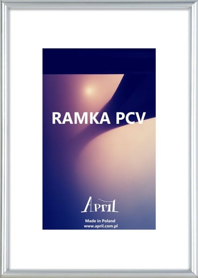 Ramka 15X21 (A5) Pcv Srebrna (Ra19) April