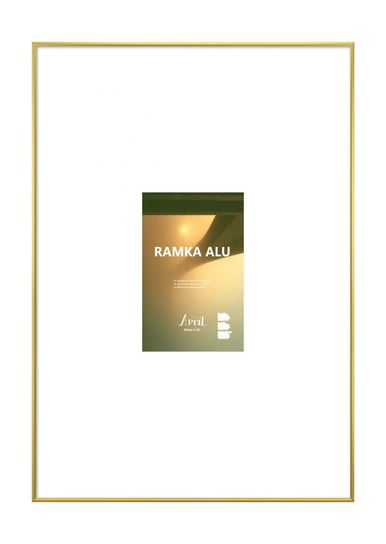 Ramka ALU 40x60 złota (RA20) April