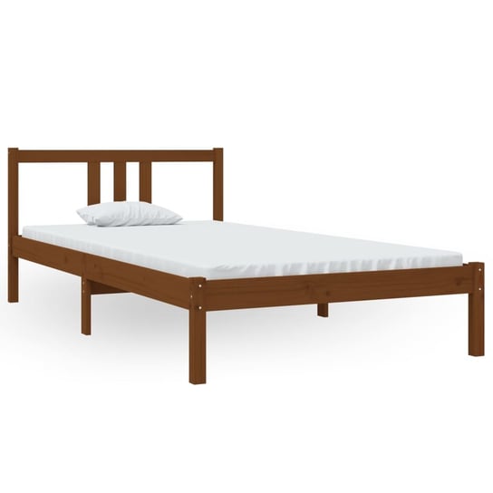 Ramka łóżka drewniana 100x200 miodowy brąz / AAALOE Zakito Home
