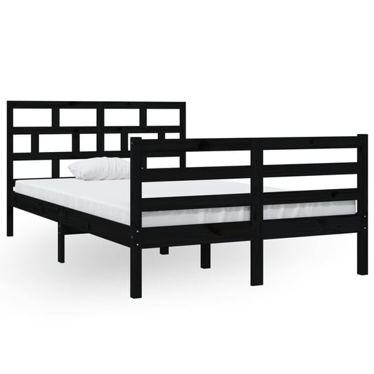Ramka łóżka drewniana 120x200 czarna Inna marka