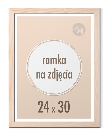 Ramka na zdjęcia 24x30 cm sosnowa Ramki 30x24 Nice Stuff