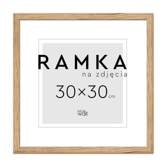Ramka na zdjęcia 30x30 cm Brzoza ramki na ścianę na zdjecia Nice Wall