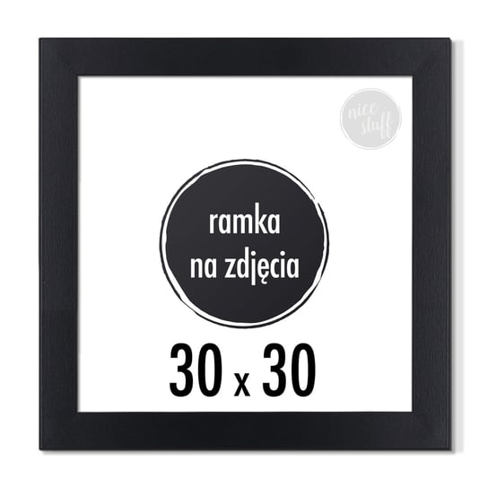 RAMKA NA ZDJĘCIA 30x30 cm foto ramki czarna Nice Stuff