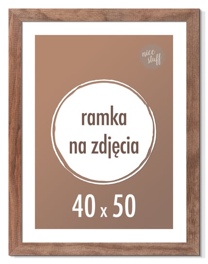 RAMKA NA ZDJĘCIA 40x50 cm ramki drewniane wenge Nice Stuff
