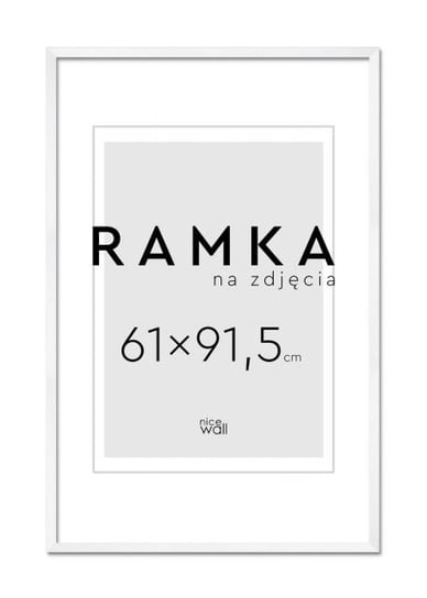 Ramka Na Zdjęcia 61X91,5 Cm Biała Nice Wall