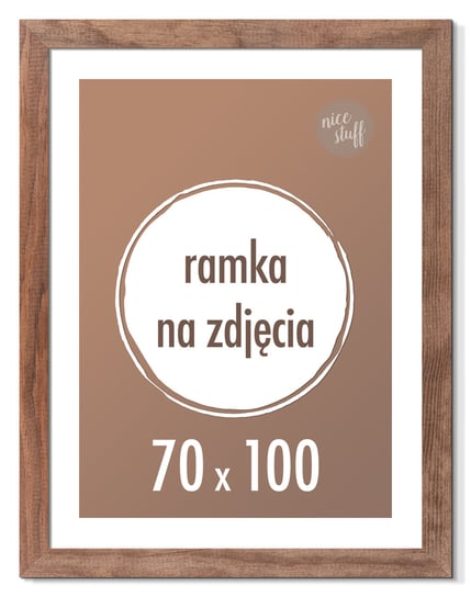 RAMKA NA ZDJĘCIA 70x100 cm B1 ramki drewniane wenge Nice Stuff