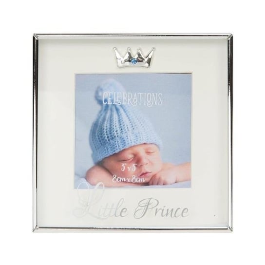 Ramka Na Zdjęcia Little Prince Srebrna 8X8 Cm Inna marka