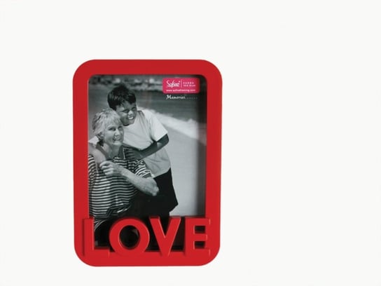 Ramka na zdjęcia, Love, czerwona, 10x15 cm OOTB