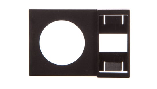 Ramka opisowa czarna prostokątna bez nadruku Q25TS-X 036601 /20szt./ Eaton