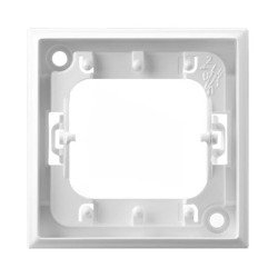 Ramka ozdobna mocująca łączników potrójnych Biały Ospel Aria RO-13U/00 OSPEL