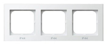 Ramka potrójna do łączników IP-44 biały Ospel Sonata RH-3R/00 OSPEL