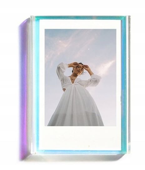 Ramka Stojąca Na Zdjęcie Od Fuji Instax Mini / Polaroid / Kodak / Hp / Xiaomi / Canon / Zink - Przezroczysta - Mieniąca Loveinstant