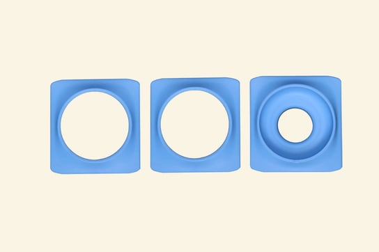 Ramki ozdobne Color Rings do Minigarden Basic S Pots - Niebieskie Minigarden