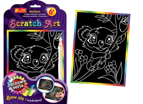 Ranok-Creative, Scratch Art, Koala na gałęzi Ranok-Creative