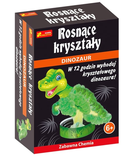 Ranok-Creative, zestaw do eksperymentu Rosnące kryształy Dinozaur Ranok-Creative