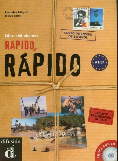 Rapido, Rapido. Język hiszpański. Poziom A1-B1. Podręcznik + CD Miquel Lourdes, Sans Neus