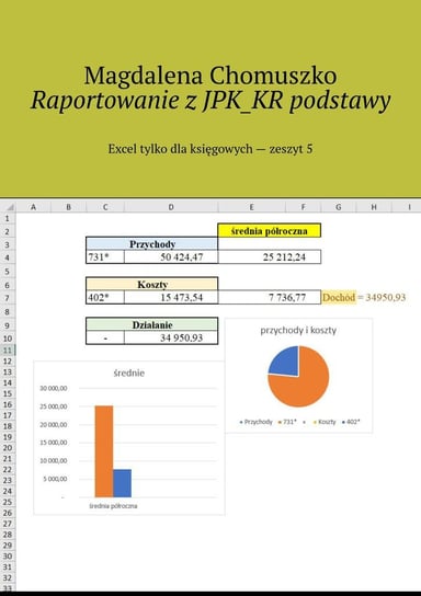 Raportowanie z JPK_KR podstawy. Excel tylko dla księgowych. Zeszyt 5 Chomuszko Magdalena